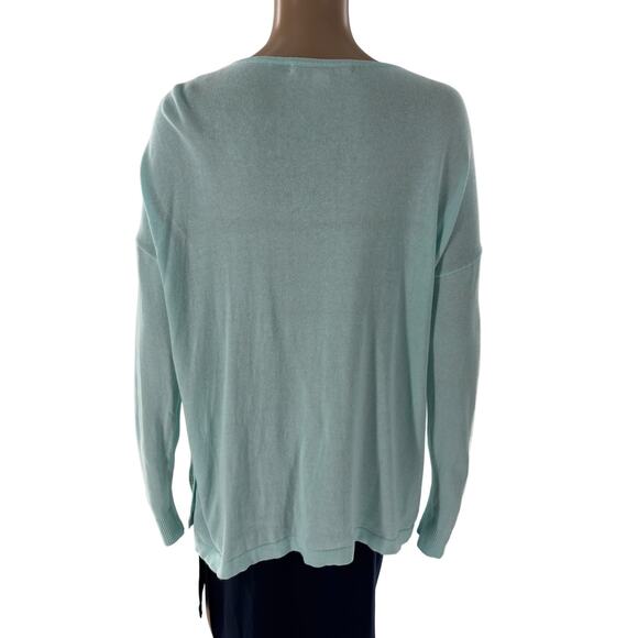 Lilly Pulitzer Whisper Blue Caralynn Sequin Pineapple Sweater - Picture 8 of 12